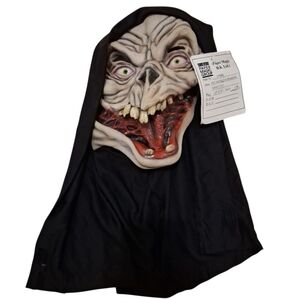 Vintage Zombie Adult Creepy Mask Don Post Studios Evil Big Bloody Mouth Horror